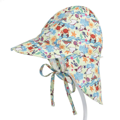 Toddler Infant Kids Sun Hat Legionnaire Cap Summer Outdoor Protection Flap Caps