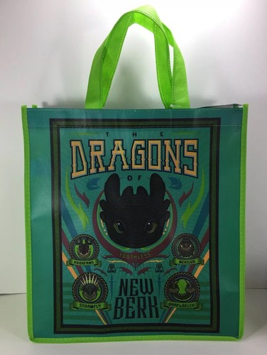 NEW How to Train Your Dragon TOOTHLESS Reuseable GIFT BAG Toy Tote Halloween
