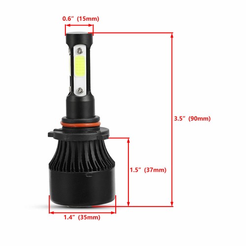 For Ford F-150 2015-19 LED Pkg Headlight High Low Beam Fog Light Bulbs Combo 6x