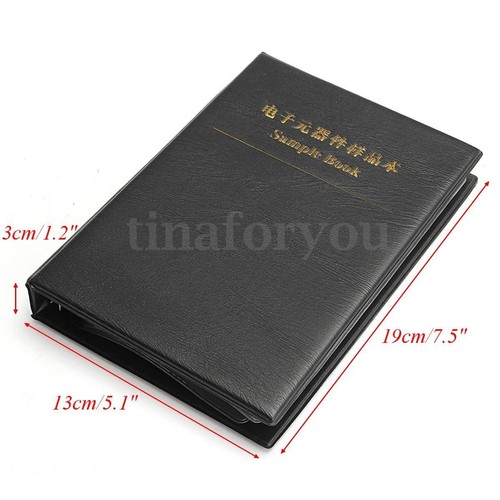0402 SMD Chip Resistors Capacitor 80 Values 4000pcs Sample Book Assortment Kit