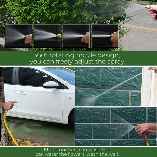High Pressure Power Car Washer Water Spray Gun Jet Hose Wand Nozzle Home Garden