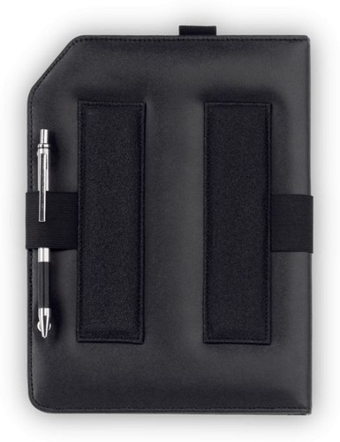 Design4Pilots Piloten-Kniebrett Rookie A5 schwarz mit breiter Klettbandhalterung