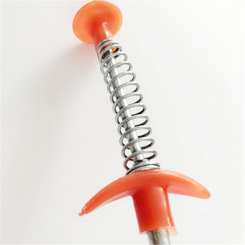 60 cm flexible 4 Griffe Long Reach Pick Up Outil Bend courbe Grabber poignée ressort à QS