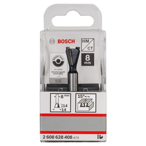 Bosch HM Zinkenfräser zweischneidig 2608628408