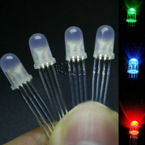 100pcs 3//5mm LED Emitting Diodes Assortment Kit Red Green Blue Yellow White Kit
