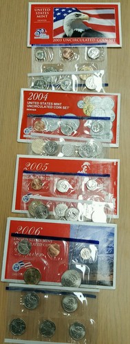 12 Ps /& 12 Ds Complete sets 1999 D /& P through 2010 D /& P Mint Sets
