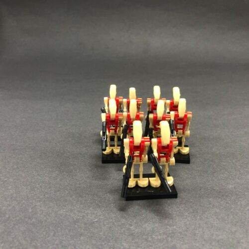Star wars battle droid army x 10 custom minifigure lego mini figure minifig