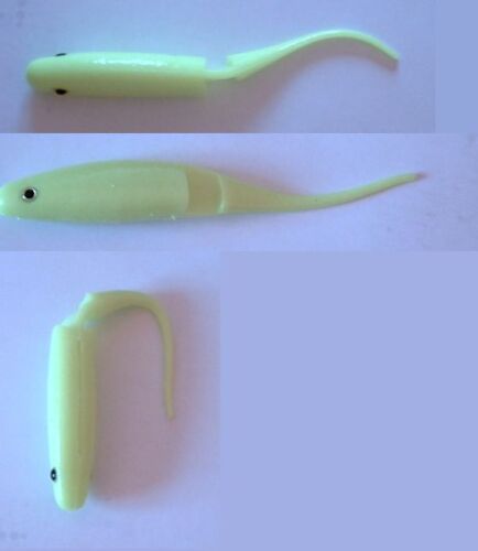 6 leurres souples articulés Tail Shad 5/" JRC jerkbait pêche brochet blackbass