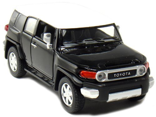 Kinsmart Toyota FJ Cruiser SUV off road 1:36 scale 5/" diecast model car Black