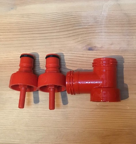 Kegland 3 Carbonation Cap PET Bottle Counter Pressure Filler Corny Keg Ball Lock