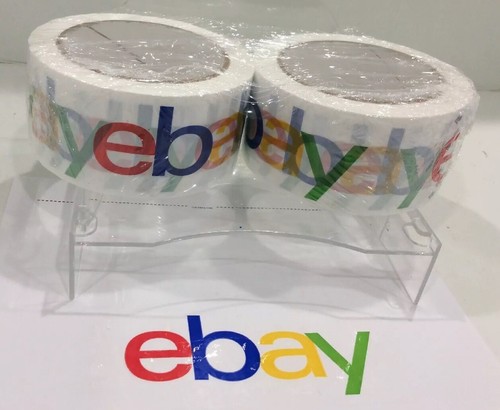 2 Rolls Logo Packing Tape 2 in x 75 yds New Package Shipping Sealing Tape