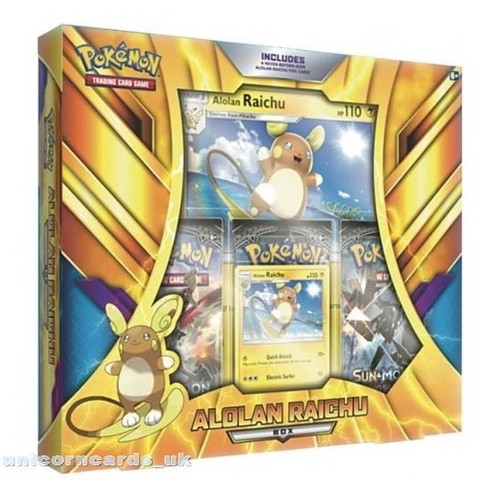 Alolan Raichu Box Brand New And Sealed! Pokemon TCG