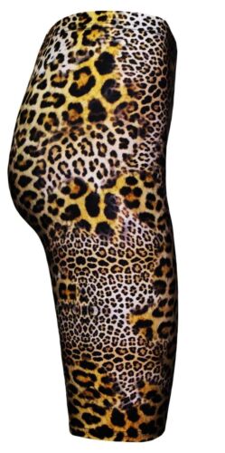 Clásico Original Leopardo Guepardo Animal Impreso Ciclo de Ciclismo Cortos