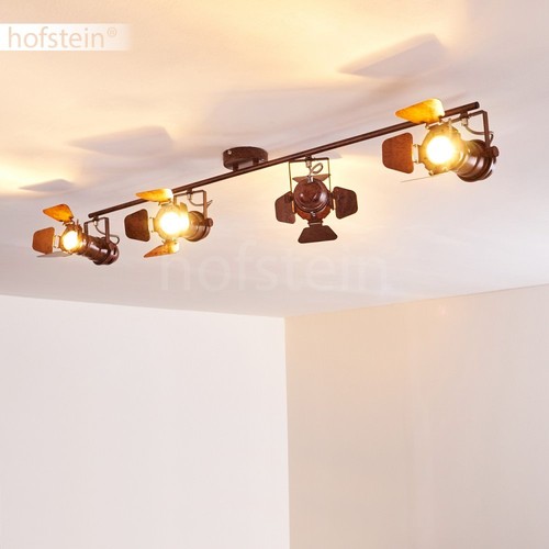Retro Wohn Schlaf Zimmer verstellbar Decken Leuchten Flur Küchen Spot rostfarben