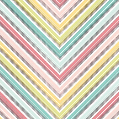 Piece American Crafts Specialty Paper Pack x 12 inch Large Chevron Color Foil