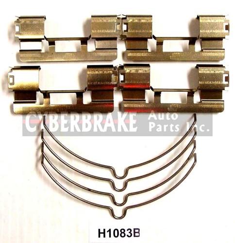 SMD1392H Front Semi-Metallic Brake Pads+Hardware