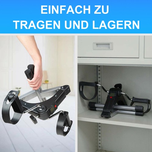 Mini Bike LCD Arm Beintrainer Heimtrainer Trainer Pedaltrainer Fitness Fahrrad