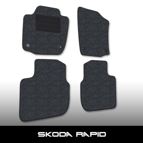 4tlg a partire dal 2012 - Antracite Auto Tappeti Ago Feltro Tappetini SKODA RAPID NH