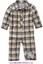 Baby Gap NWT Multi-Color PLAID LINED POLO COLLAR LONG ROMPER OUTFIT 3 6 Months