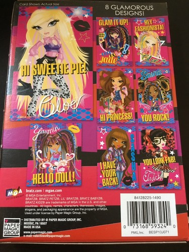 8 GLAMOROUS DESIGNS 32 VALENTINES NEW FREE SHIP BRATZ UNLEASH YOUR PASSION
