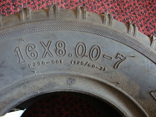 NOS Kenda Scorpion ATV Front Tire 16X8.00-7 K2908