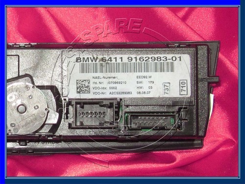 BMW 1 3 E81 E82 E87 E90 E91 E92 AC CONDIZIONAMENTO DELL/'ARIA CLIMAT Controllo Riscaldatore Klima