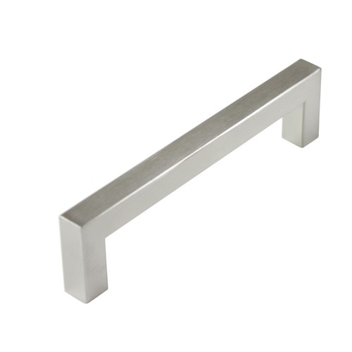 Square Kitchen Cabinet Door Handles Brushed Nickel Cupboard Drawer Pulls Black