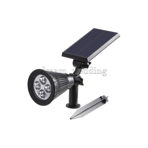 4Pcs Magideal 4-LED Solar Garten Lampe Licht Outdoor Rasen Landschaft