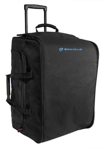 Rockville Rolling Travel Case Speaker Bag w//Handle+Wheels For JBL EON615