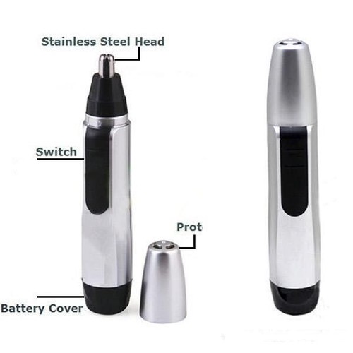 RASOIO TAGLIA PELI ORECCHIE NASO BARBA BAFFI TRIMMER SHAVER IMPERMEABILE SALUTE