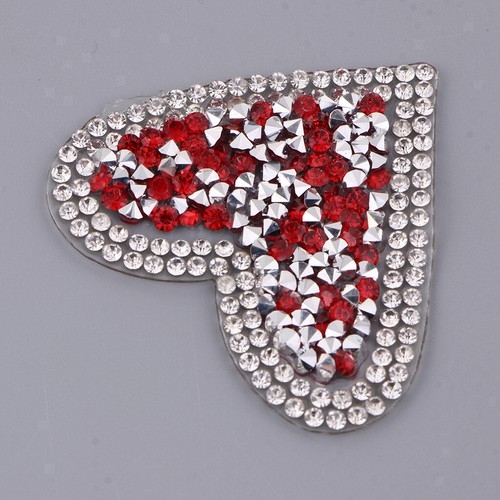 Heart Self Adhesive Glitter Rhinestone Crystal Stickers