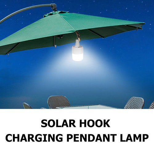 Details about / Solar LED Bulb Lamp USB Rechargeable Emergency Night Market Camping Lamp C#P5