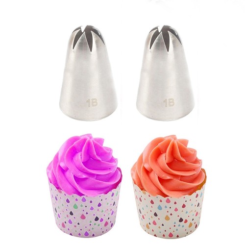 #1B Large Size Stainless Steel Cream Icing Piping Nozzles Cakes Decorating Tools
