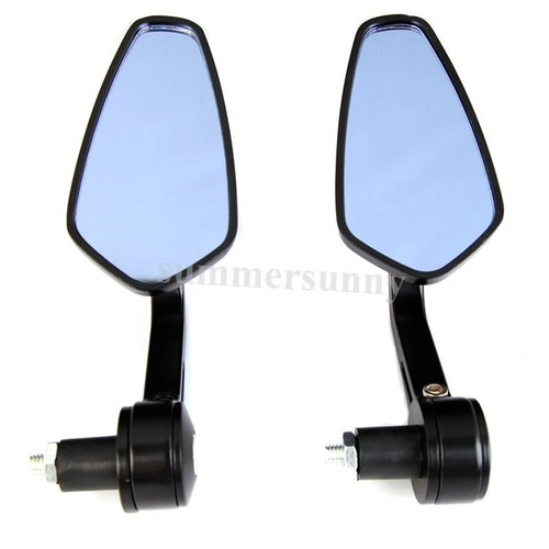 For 2013 2014 2015 2016 2017 Honda GROM MSX125 Motorcycle Rearview Mirrors Black