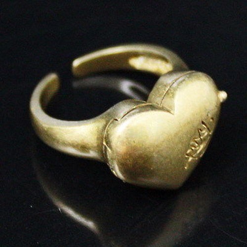 AUTHENTIQUE QUIKSILVER ROXY BAGUE RING OPEN HEART TAILLE DE 54 A 56 JMR108 NEUF