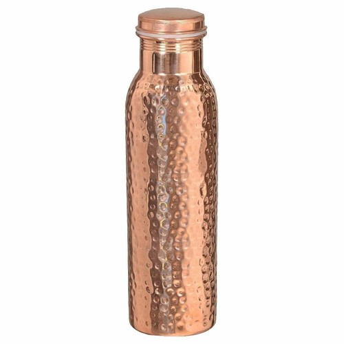 Pure Copper Water Bottle for Ayurvedic Health Benefits Joint Free Leak Proof