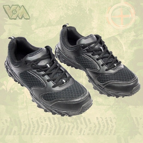 ORIGINAL BW SPORTSCHUHE GELÄNDE SCHUHE SCHWARZ BUNDESWEHR JOGING FITNES SPORT