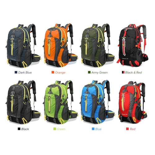 40L Water Resistant Hiking Backpack Lightweight Camping Pack Travel Mount NEW