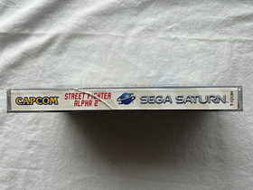 Street Fighter Alpha 2 (Sega Saturn) - Case, Disc & Book - USED (1996)