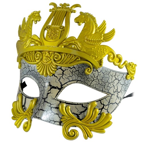 ROMAN GladiatorFILIGREE Venetian MENS MASQUERADE MaskFancy Dress PROM BALL