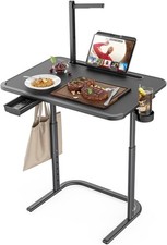 XXL Extra Large TV Tray Table,Height & Tilt Adjustable Heavy Duty TV Trays fo...