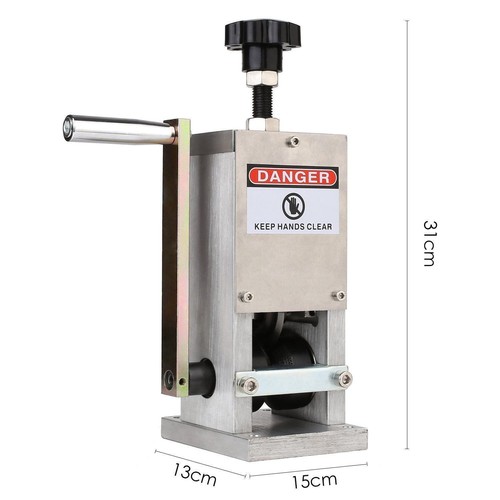 Manual Wire Stripping Machine Copper Cable Peeling Stripper w// Drill Connector