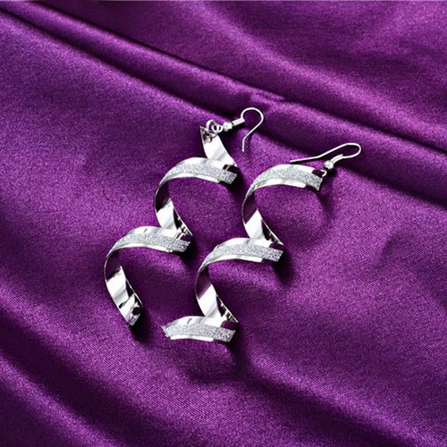 Ohrring Silber Strass Wassertropfen Brincos Damen Mädchen Trendy Ear Cuff WOW