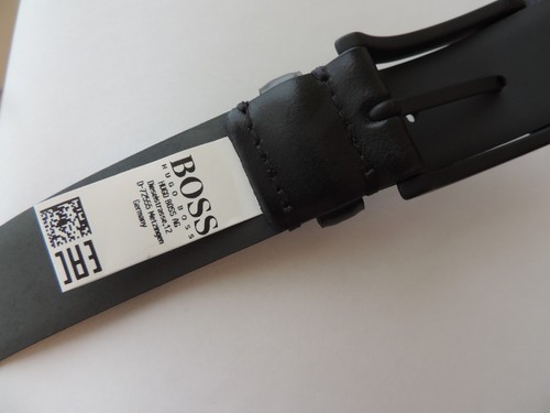 Hugo Boss Black 100/% Leather Classic Belt 30 32 34 40 UGOS-BE Handmade in Italy