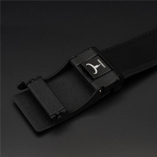 BELT AUTOMATIC BUCKLE COW GENUINE LEATHER BELTS FOR MEN LUXURY BRAND WIDE CZ032
