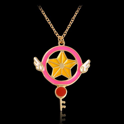 Cardcaptor Sakura magic star bird Pendant Collar Choker Necklace Girls Gift