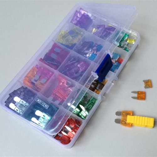 Abzieher 165 Stück Flachstecksicherung Autosicherungen 1-40AMP LP-MINI//MINI//ATO
