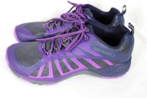 Merrell Womens SIREN EDGE Q2 Purple Hiking Trail Shoes Sz 7 7.5 8 NWOB J65412