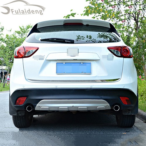 For Mazda CX-5 2012-2016 steel Front+Rear bumper skid protector guard plate trim