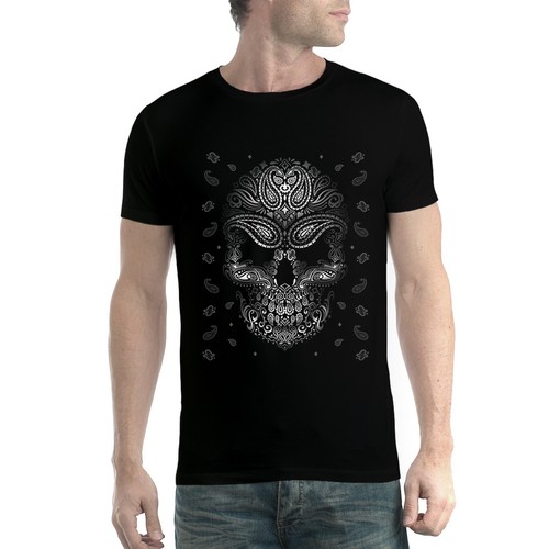 Schädel Bandana Tätowierung Herren T-shirt XS-5XL